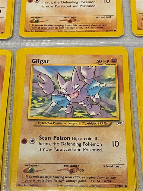 Pokemon Gligar Card