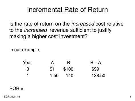 Ppt Rate Of Return Evaluation For Multiple Alternatives Powerpoint