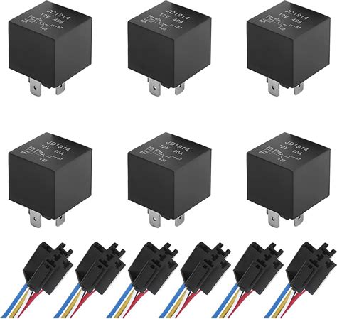 Amazon AICEL 6 Pcs 5 Pin 12V Relay Kit 40 Waterproof Relay