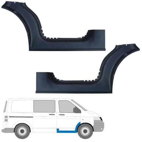 Vw T Voor Deur Dorpel Reparatiepaneel Set