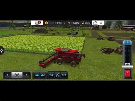 Farming Simulator Part Part Wheat Cutting And Sowing Youtube