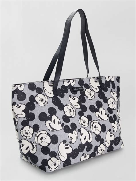 Sacola Estampado Mickey Cinza Kiabi