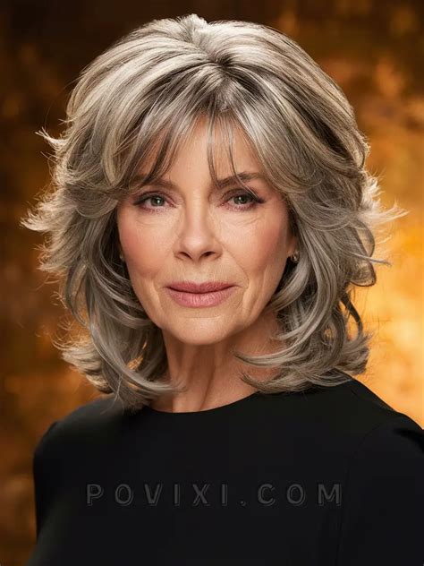 32 Hairstyles 2024 For Long Hair For Older Women Over 50 With Featuring Bangs Layered Bobs And More