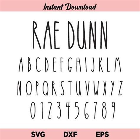 Graphic Design Stationery Cricut Font Rae Dunn Svg Cricut Font Svg Rae