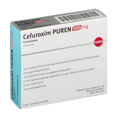 Cefuroxim Puren Mg St Mit Dem E Rezept Kaufen Shop Apotheke