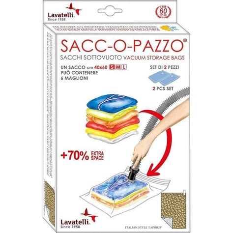 Housse De Rangement Sou Vide Limics Lavatelli Sacc Pazzo Sac Sous