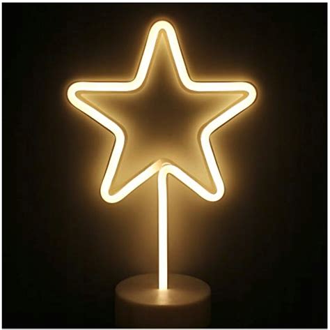 Lampka Led Neon Owa D Gwiazda Stars Lampa Baterie Allegro Pl