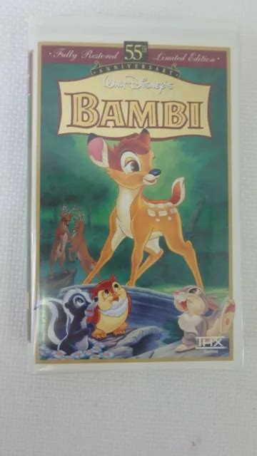 Bambi Th Anniversary Walt Disney S Masterpiece Vhs Limited Edition