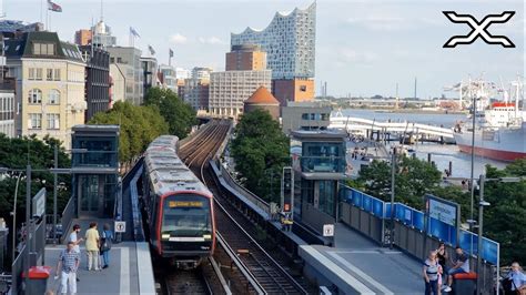 U Bahn Hamburg Metro Landungsbrücken Hochbahn HVV 2022 YouTube