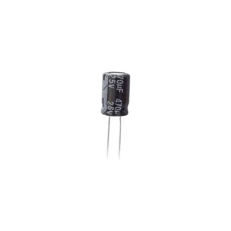 Capacitor Electrolítico De Aluminio Radial De 470 Fd 25