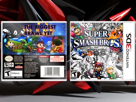 Super Smash Bros 3ds Box Art