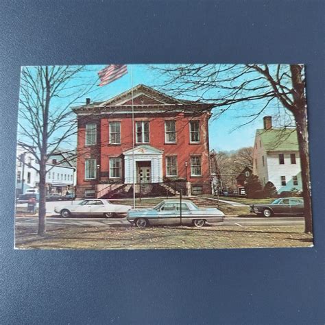 Connecticut Town Hall Of New Milford Posted In 1972 Ebay