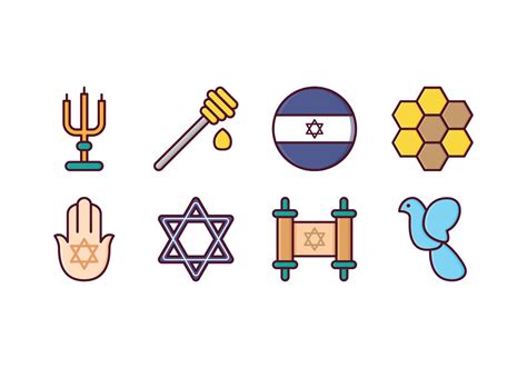 Gratis Israel Icon Set Vectorkunst Bij Vecteezy