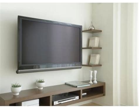 How to Mount a Panasonic Plasma TV | Floating shelves living room ...