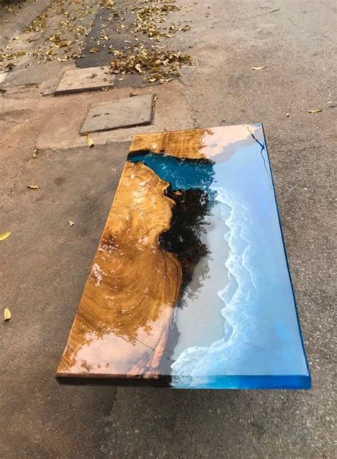 Coffee Table Epoxy Table River Table Ocean Table Handmade Etsy In