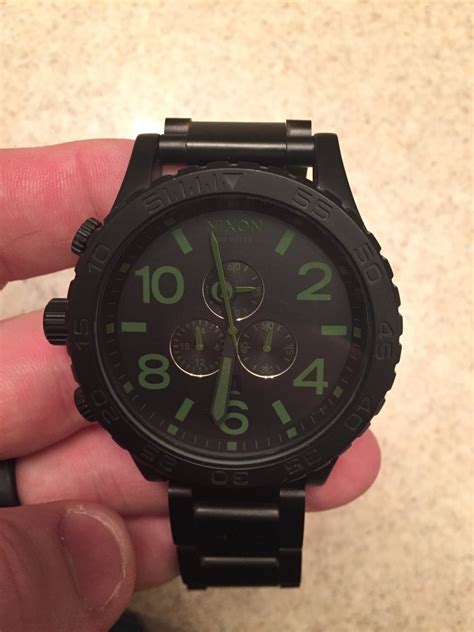 FS Nixon 51 30 Chrono Matte Black Green WatchUSeek Watch Forums