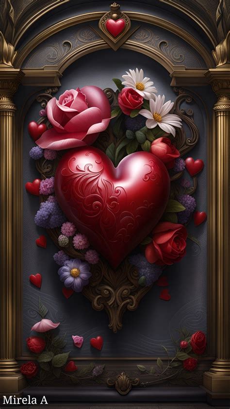 Pin On Wallpaper Heart Iphone Wallpaper Lovely Flowers Wallpaper Heart Wallpaper