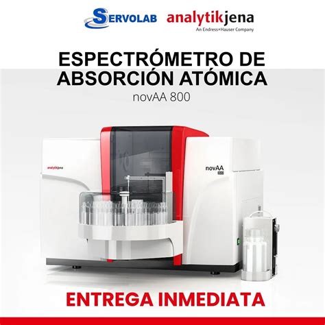 Espectrómetro de Absorción Atómica novAA 800 Servolab