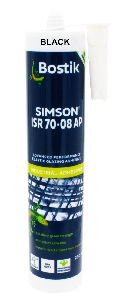 Bostik Simson Isr Ap Smp Glazing Adhesive For Windscreens Ml