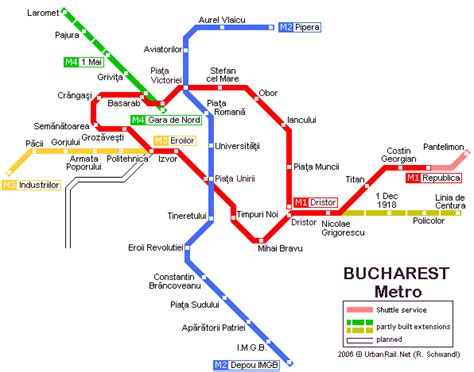 Mapa Del Metro De Bucarest Para Descarga Mapa Detallado Para Imprimir