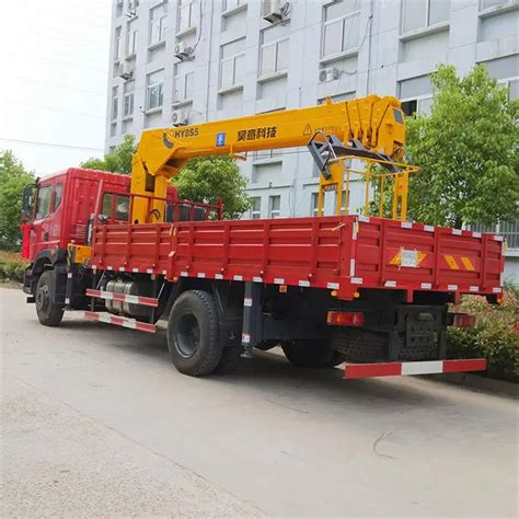 8 Ton Electro Hydraulic Telescopic Boom Mobile Crane With Truck Mounted