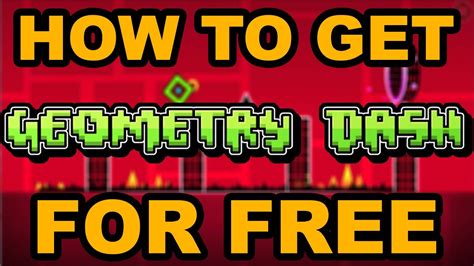 How To Get Geometry Dash For Free 2017 YouTube