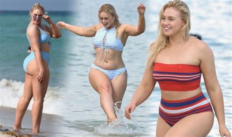 Iskra Lawrence Flaunts Her Famous Curves In An Array Of Sexy Swimwear