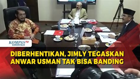 Jimly Asshiddiqie Tegaskan Anwar Usman Tak Bisa Banding Usai Putusan