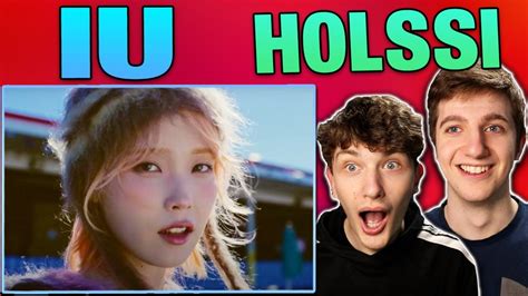 Iu Holssi Mv Reaction Youtube