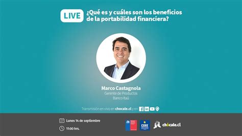 Ch Cale Live Qu Es La Portabilidad Financiera Youtube