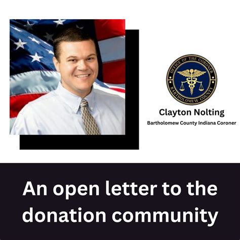 A Coroner S Open Letter To The Donation Community