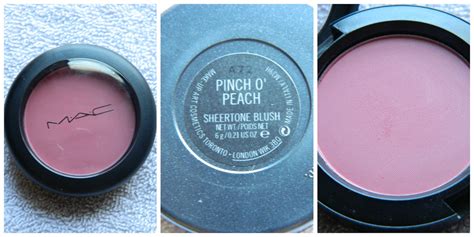 TiffanyHeartsMakeup: MAC blush comparison Pinch O' Peach VS. Pink Swoon