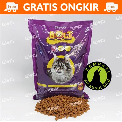 Jual Makanan Kucing Bolt Tuna Kemasan Gr Catfood Pakan Kucing Tuna