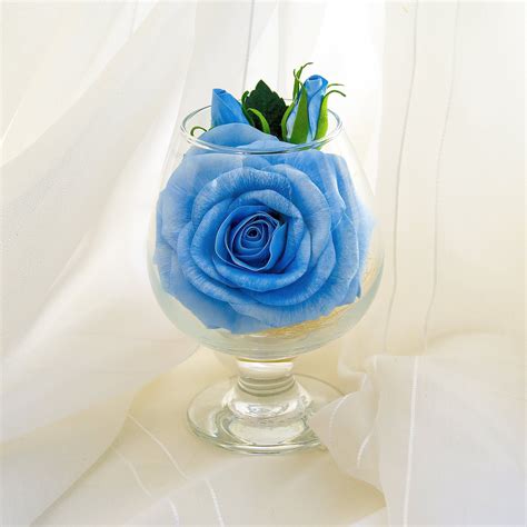 Happy Birthday Flowers Blue Rose