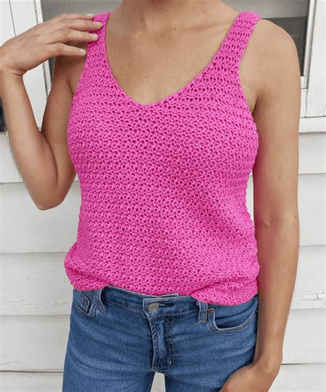 New Crochet Kit V Neck Crochet Tank Top Pattern Kit For Summer