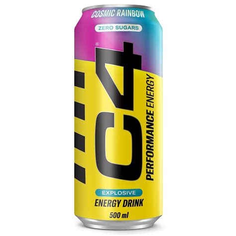 C4 Energy C4 Performance Energy Cosmic Rainbow 12x500ml