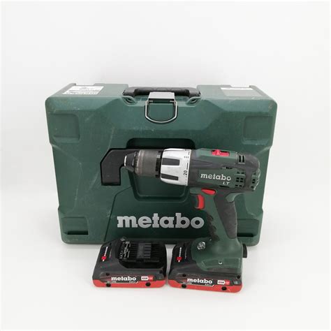 Taladro Atornillador Metabo SB18LT con 2 baterías y cargador de segunda