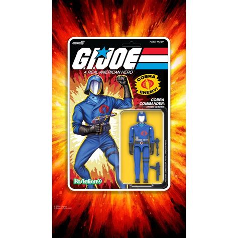 G.I. Joe Cobra Commander (Cartoon) 3 3/4-Inch ReAction+ Figure