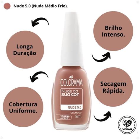Esmalte Cremoso Colorama Nude Da Sua Cor 5 0