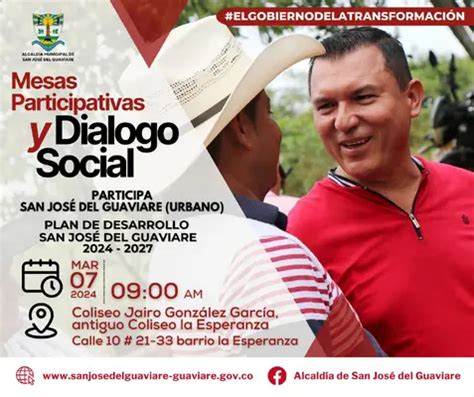 Prográmese para nuestra cuarta Mesa de Participación y Diálogo Social