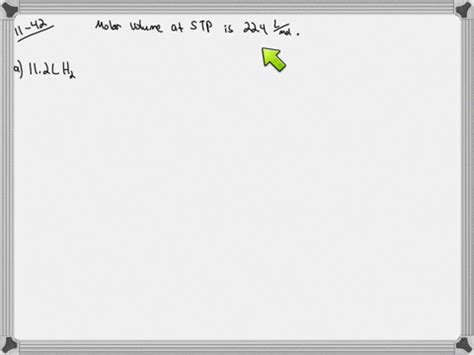 SOLVED Find The Mass In Grams Of Each Of The Following At STP A