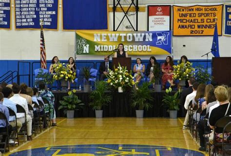 Newtown Middle School Moving-Up Ceremony ‘A Pivotal Moment’ – The ...