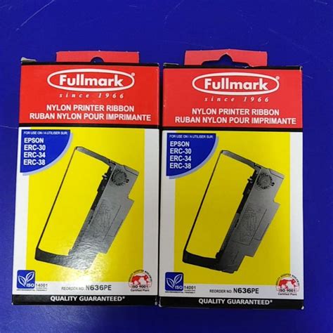 Jual Fullmark Nylon Printer Ribbon Epson Erc 30 34 38 Shopee