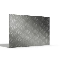 Plaque Aluminium Stri E Rectangle Sur Mesure Alu Damier