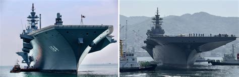 日本海自「加賀」航艦改裝完成 艦首超級寬大以容納f 35b 軍事 中時新聞網