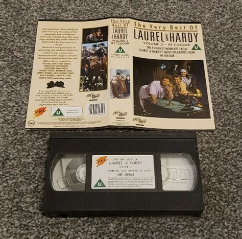 The Very Best Of Laurel Hardy Vol Sleeve And Tape Only Pal Vhs