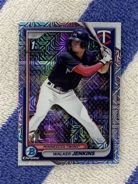 Bowman Chrome St Mega Box Bcp Walker Jenkins Rookie Mojo