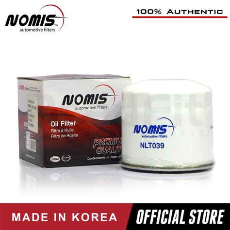 Nomis Oil Filter NLT 039 For Kia Pride Gas CD5 Mitsubishi L100 Van