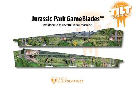 Jurassic Park Gameblades™ Stern Tilt Graphics Inc