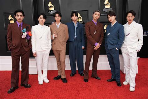 Bts Won The 2022 Grammys With Red Carpet Looks And Butter